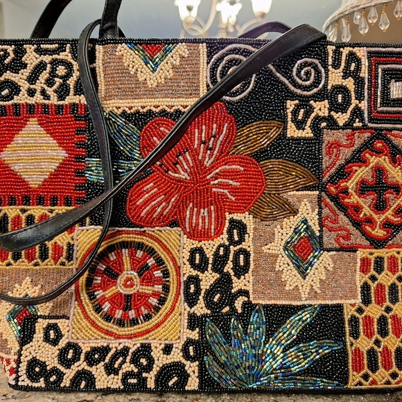 Chicos Beaded Handbag - Picture 6 of 8